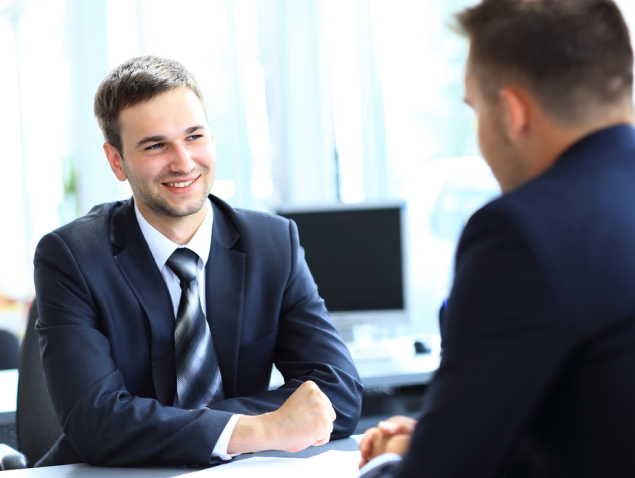 Mock interview in progress