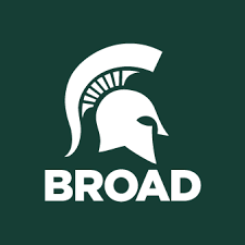 Michigan State University: Broad logo